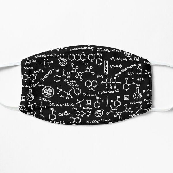 Science Chemistry Pattern Flat Mask