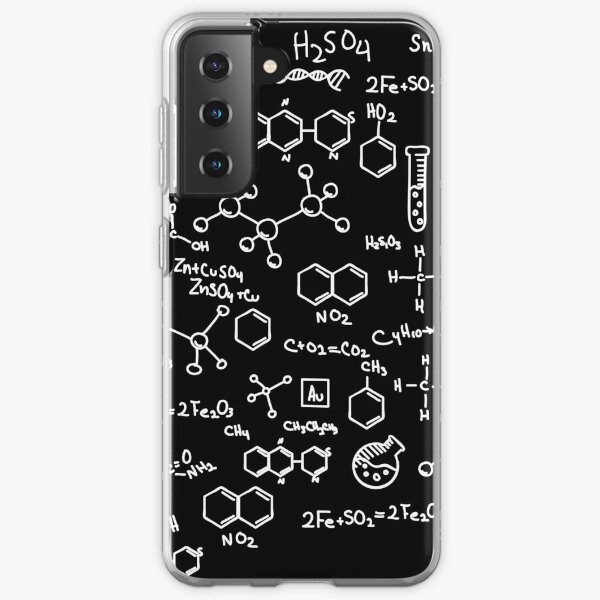 Patrón de química de la ciencia Funda blanda para Samsung Galaxy