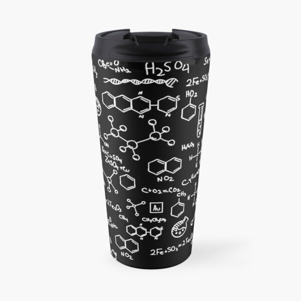 Science Chemistry Pattern Travel Coffee Mug