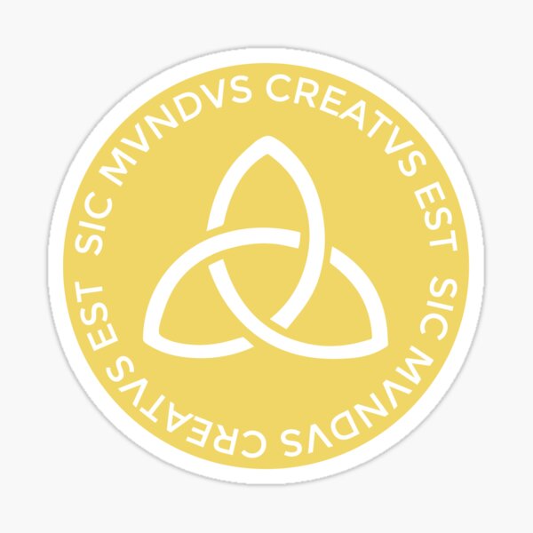 Item preview, sic mundus creatus est designed and sold by gingerlouls.