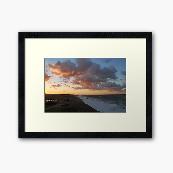 Weybourne beach, Norfolk Framed Art Print