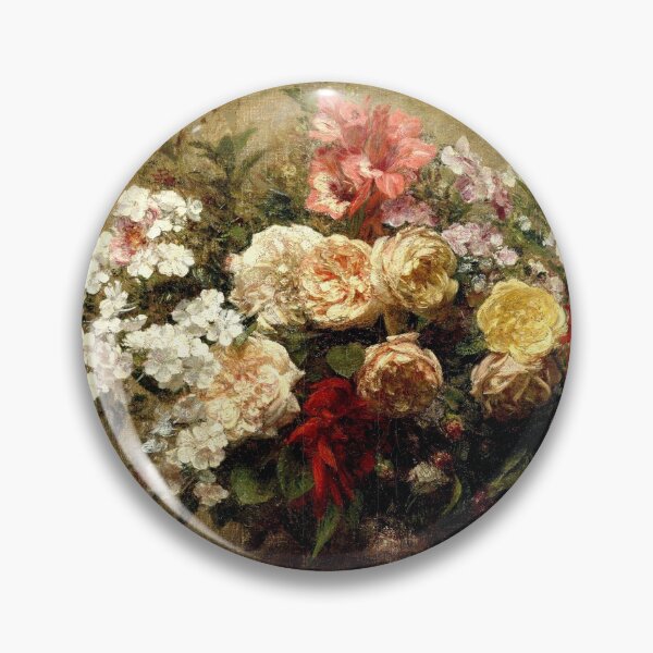 Item preview,  painting realistic floral composition.
 Ignace Henri Jean Théodore Fantin-Latour designed and sold by arthistory.
