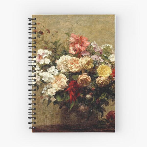 Item preview,  painting realistic floral composition.
 Ignace Henri Jean Théodore Fantin-Latour designed and sold by arthistory.