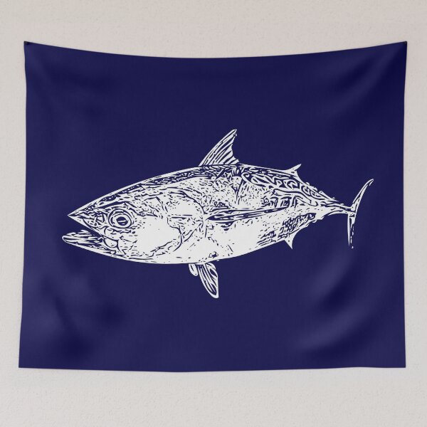 Item preview,  False Albacore White Print designed and sold by designsasstultd.