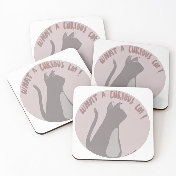 Item preview, "What a Curious Cat!" Black Cat designed and sold by petitejellyfish.