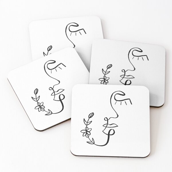 Item preview, Minimalista One Line Abstract Face designed and sold by bocasticks.