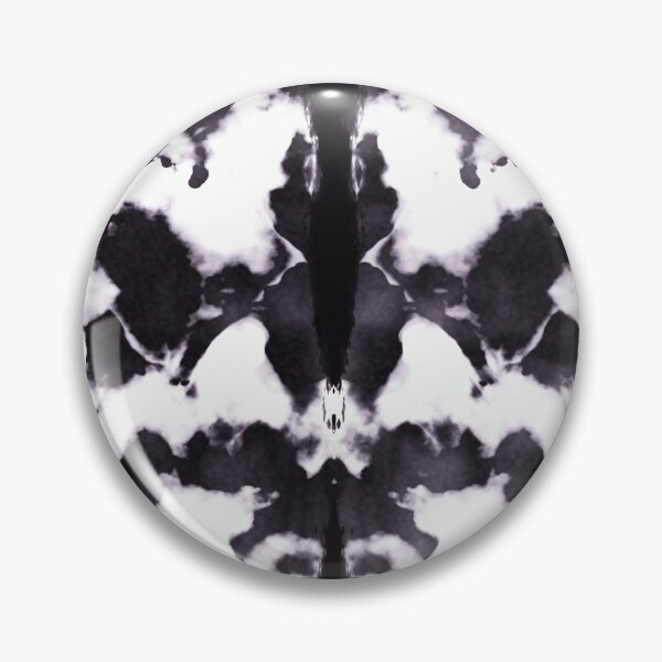 Item preview, Black and White Rorschach Test Inkblot Pattern  designed and sold by RootSquare.