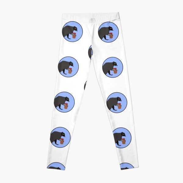 A raccoon smuggler Leggings