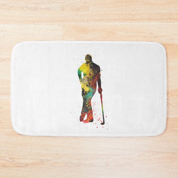 Item preview, Man golfer, golfer, watercolor man golfer designed and sold by Rosaliartbook.