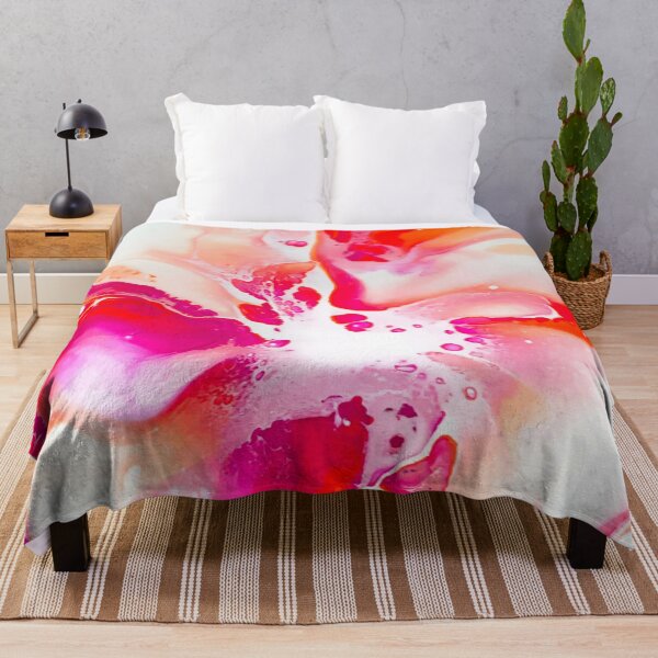 Item preview, Hawaiian Bloom Acrylic Pour Painting designed and sold by Ashley Branstetter.