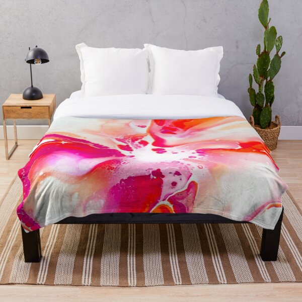 Item preview, Hawaiian Bloom Acrylic Pour Painting designed and sold by Ashley Branstetter.