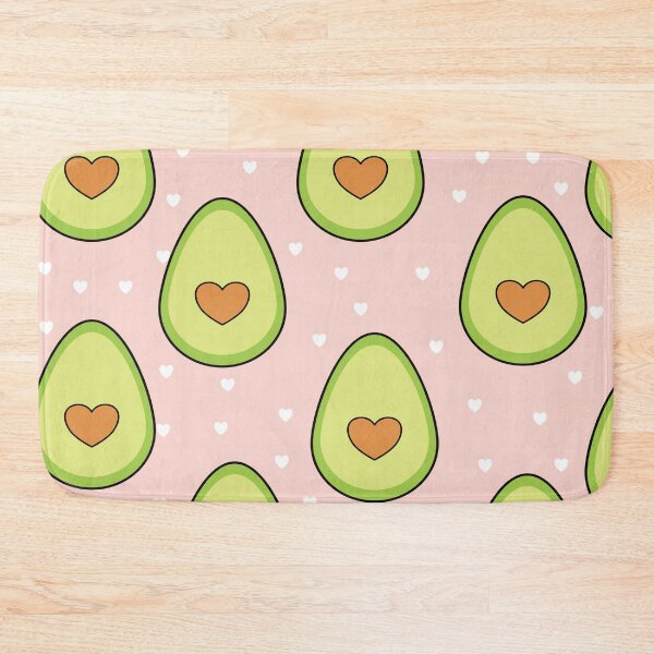 Item preview, cute avocado on pink background designed and sold by adamartz.