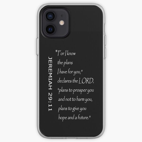 Bible Verse of Hope 29:11 iPhone Soft Case