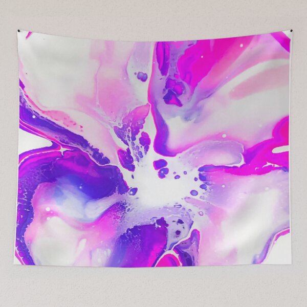 Item preview, Princess Bloom Acrylic Pour Painting designed and sold by Ashley Branstetter.