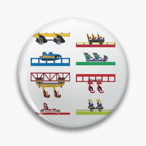 Artikelvorschau, Sechs Flaggen Discovery Kingdom Coaster Cars entworfen und verkauft von CoasterMerch.