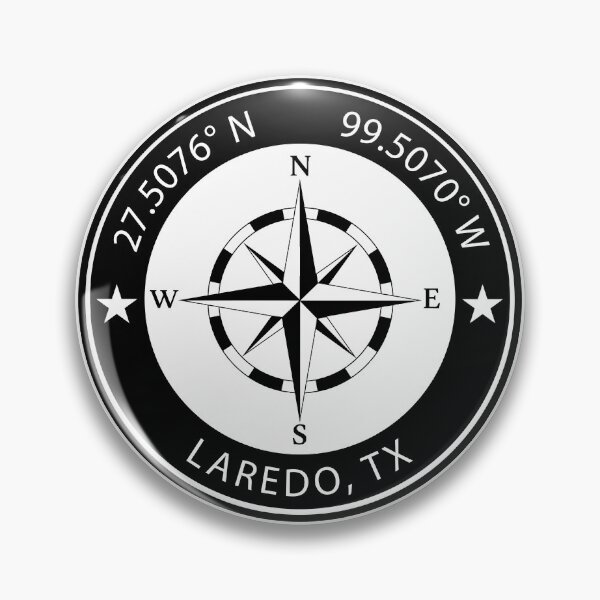 Item preview, Laredo, Texas Geographical Coordinates designed and sold by TeeOhGraphics.
