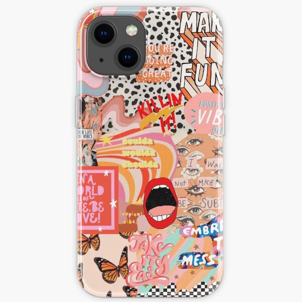 Aesthetic collage vsc iPhone Soft Case