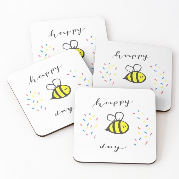 Item preview, Happy B-day Birthday Pun with Confetti designed and sold by faithful-ink.