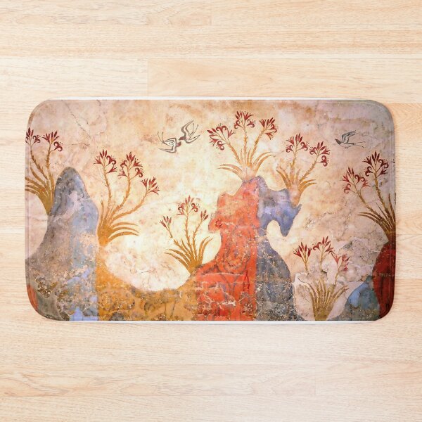 Item preview, Minoan Spring Fresco West Wall Swallows Scene designed and sold by W. Sheppard Baird.