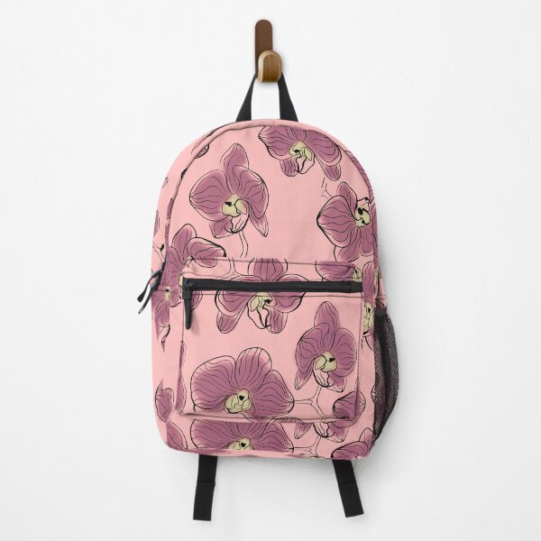 Item preview, Seamless watercolor orchids phalaenopsis flowers blush pink retro pattern floral designed and sold by fuzzyfox.