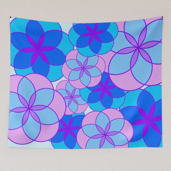 Item preview, Purple Flower Summer Pattern designed and sold by Huecoyotl.