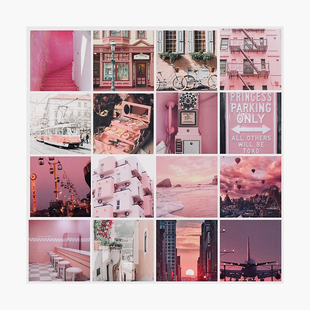 Download Aesthetic Pic Collage Logo Pink Pictures