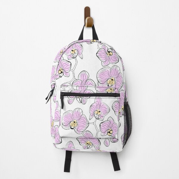 Item preview, Seamless watercolor orchids phalaenopsis flowers white pink retro pattern floral designed and sold by fuzzyfox.