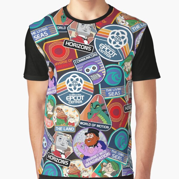 EPCOT Center Badges Graphic T-Shirt
