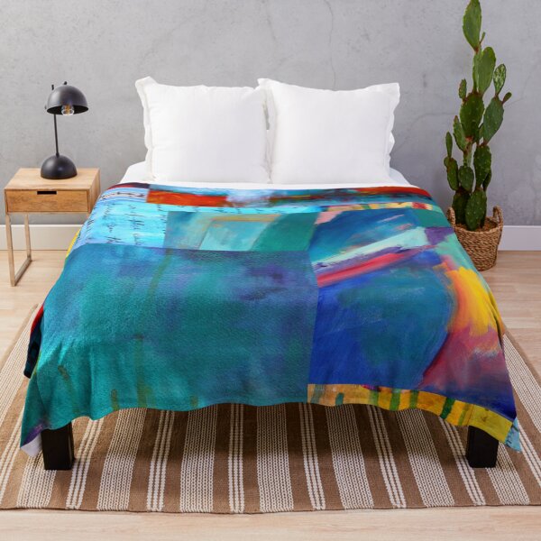 Item preview, Classic Blue Abstract Art Painted Design Pattern designed and sold by NancyMerkle.