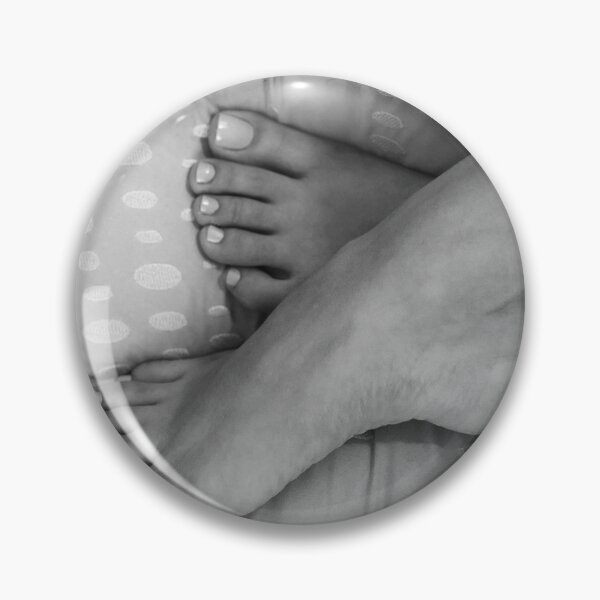 Item preview, Cassie Lee #4 Bed Resting Feet (B/W) designed and sold by Makrow.