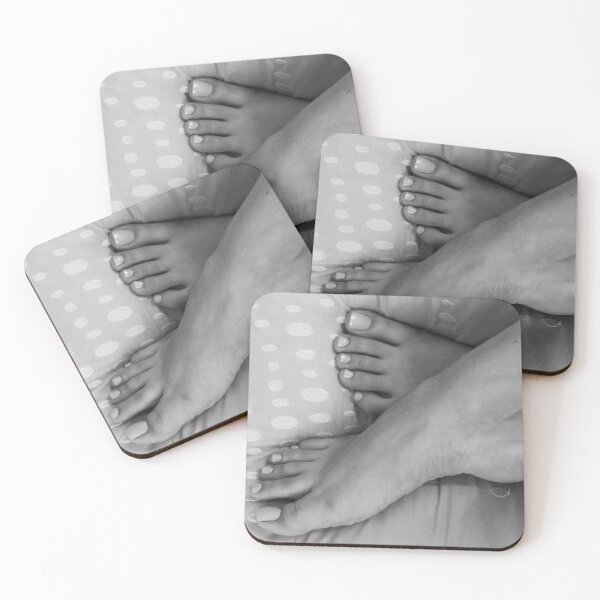 Item preview, Cassie Lee #4 Bed Resting Feet (B/W) designed and sold by Makrow.
