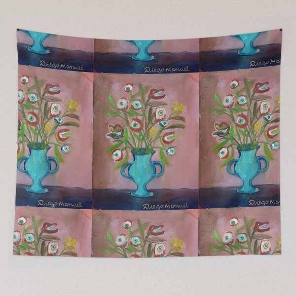 Item preview, Flowers and eyes 2 designed and sold by Diego Manuel Rodriguez.