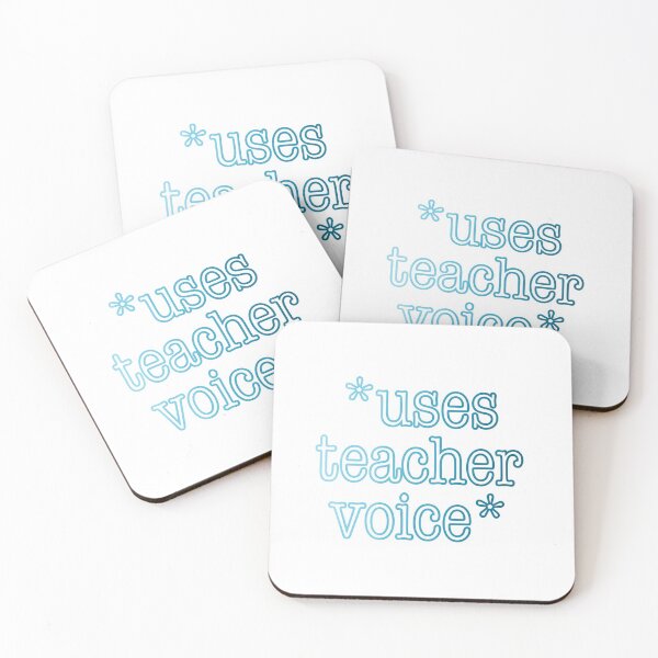 Item preview, *Uses Teacher Voice* Blue designed and sold by katieamoon.