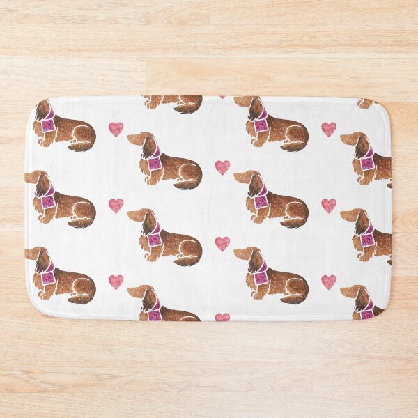 Item preview, Watercolour Dachshund (long-haired) designed and sold by animalartbyjess.