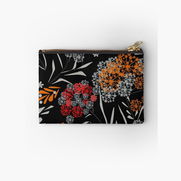 Item preview, Black, flower pattern designed and sold by fuzzyfox.