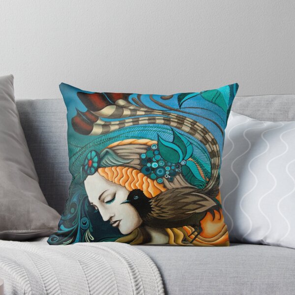 Lyre Lyre Throw Pillow