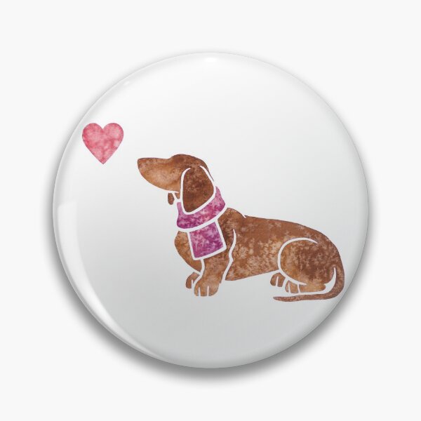 Item preview, Watercolour Dachshund (smooth-haired) designed and sold by animalartbyjess.