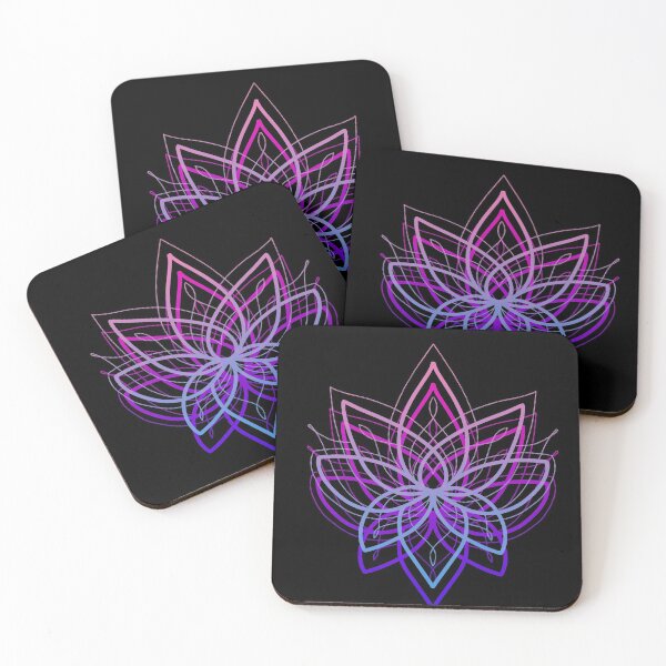 Item preview, Aesthetic Lotus mandala designed and sold by Blacklinesw9.
