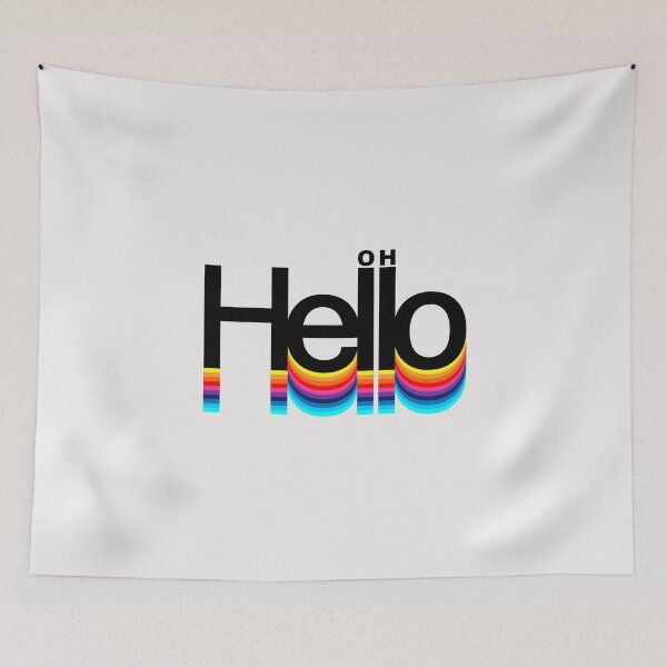 Item preview, 60s Peace OH Hello to You designed and sold by Jessica Kelly.