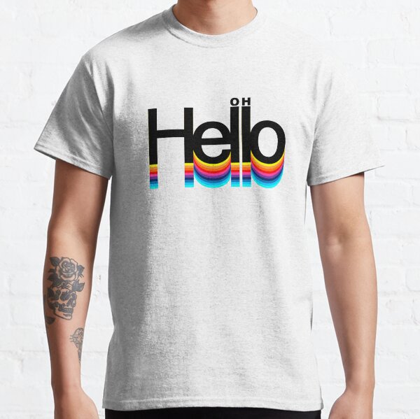 60s Peace OH Hello to You Classic T-Shirt
