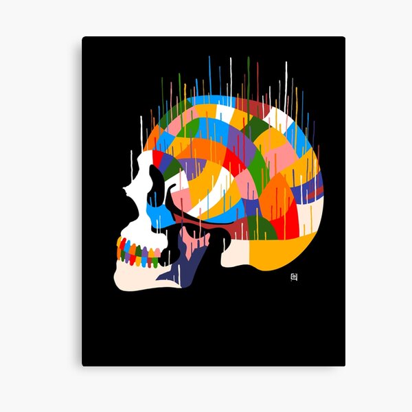 Vista previa del artículo con la obra «Mente colorida», diseñado y vendido por Artofolly.
