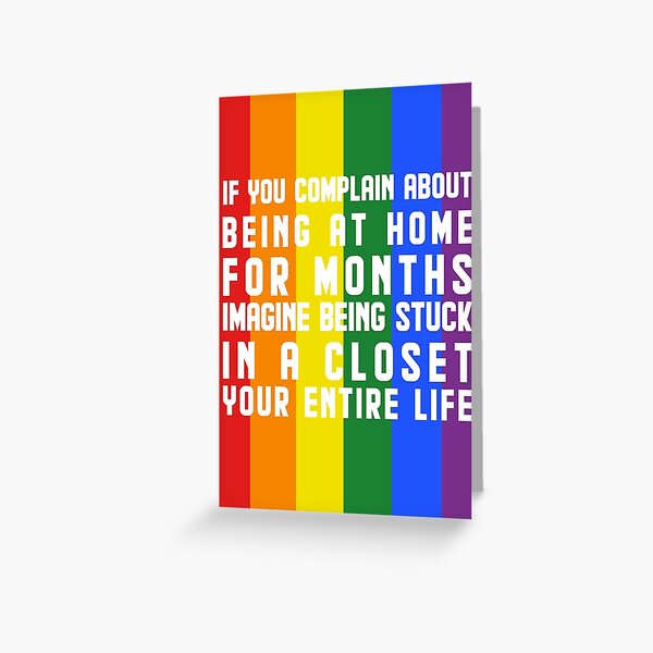 Gay pride Greeting Card