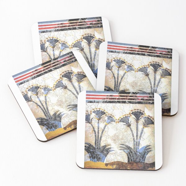 Item preview, Minoan Sea Daffodils "Lilies" Fresco designed and sold by W. Sheppard Baird.