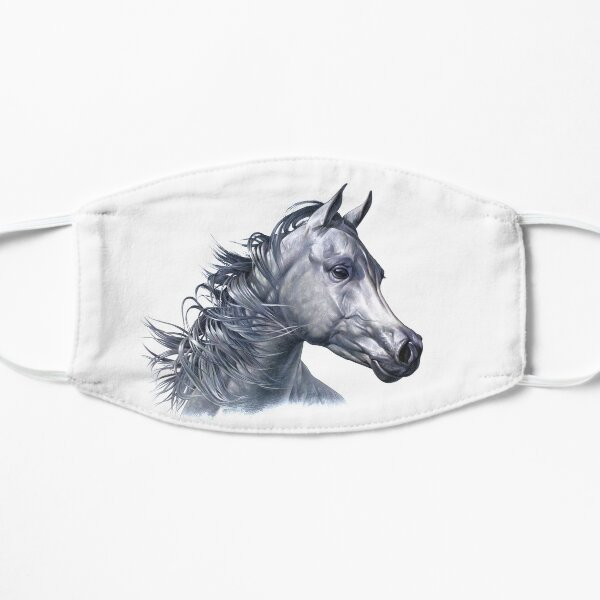 Arabian Horse Portrait Flat Mask