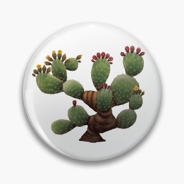 Item preview, Prickly Pear Nopale Cactus (Opuntia sp.) Digital Painting designed and sold by Inuyasha907.