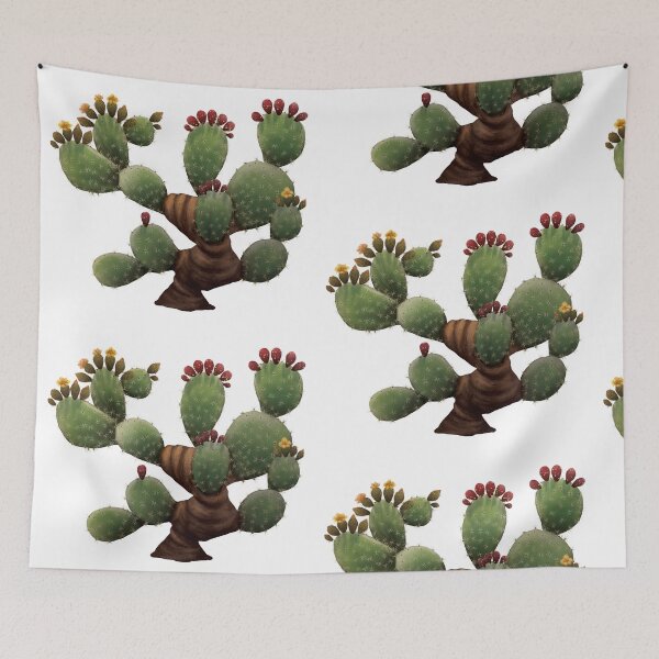 Item preview, Prickly Pear Nopale Cactus (Opuntia sp.) Digital Painting designed and sold by Inuyasha907.