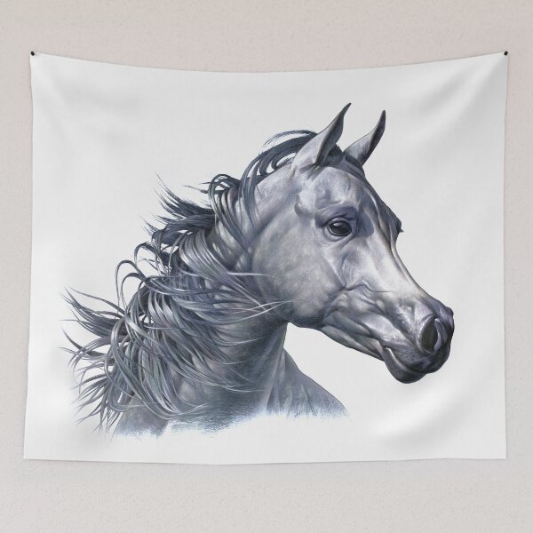 Item preview, Arabian Horse Portrait designed and sold by Salmoneggs.