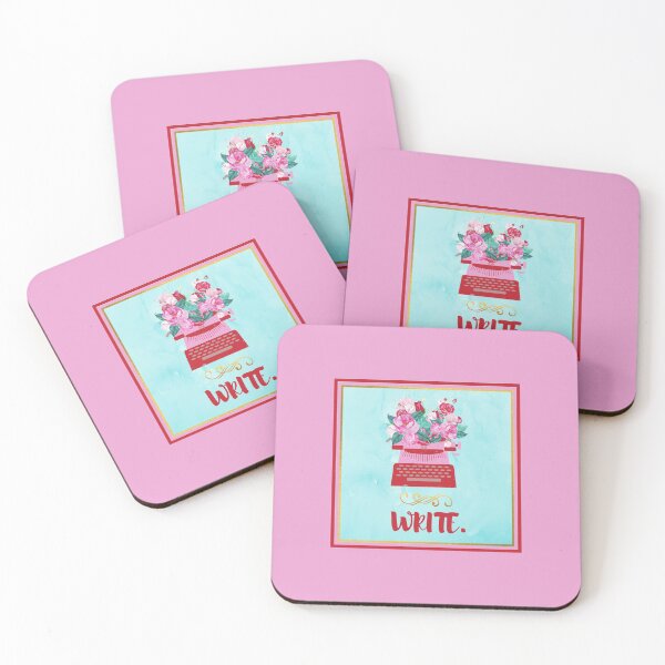 WRITE. Coasters (Set of 4)