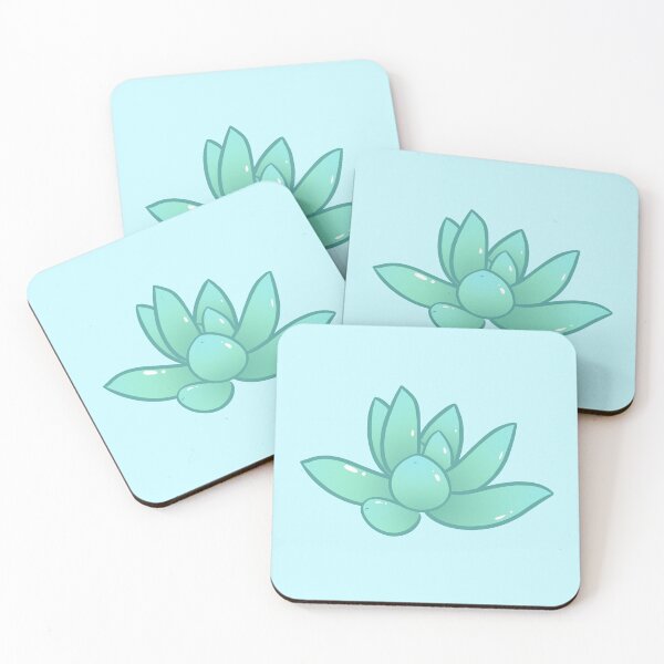 Item preview, Blue Succulent designed and sold by ScoppieLooArt.