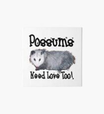 Possums Need Love Too Art Board